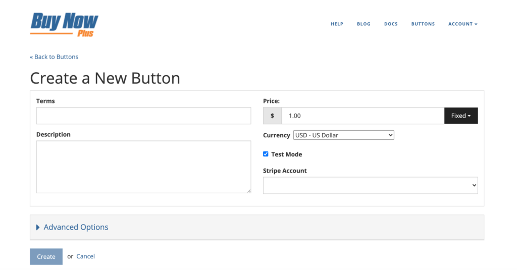 The Buy Now Plus dashboard.