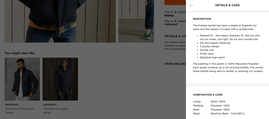 An example product description.