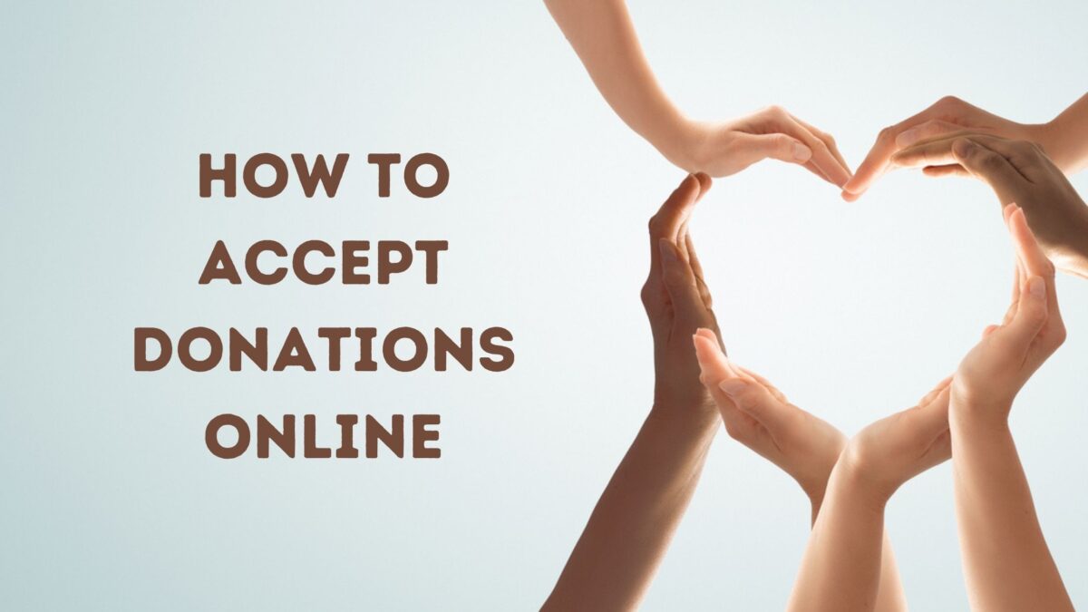How to accept donations online