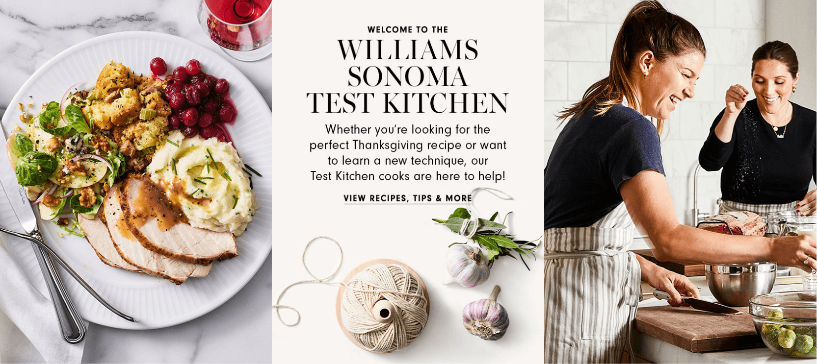 An example of a Williams Sonoma ad that improves on the competition.