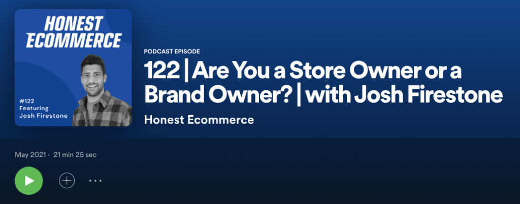 Honest ecommerce episode