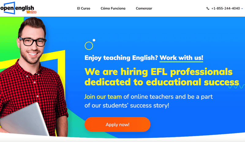 The Open English teaching platform. 